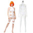 The Fifth Element Leeloo Costume - White Bodysuit Leeloo Cosplay