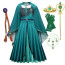 Frozen 2 Queen Anna Costume - Green Dress Anna Cosplay