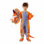 Kids Orange Dilophosaurus Costume - Mask and Suit Dilophosaurus Cosplay