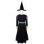 Wicked Elphaba Thropp Wicked Witch of the West Costume - Black Dress Hat Set Elphaba Thropp Cosplay