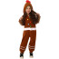 Kids Gingerbread Man Costume - Onesie Jumpsuit Gingerbread Cosplay