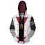 Yu-Gi-Oh! Seto Kaiba Costume - White Red Hoodie Seto Kaiba Cosplay