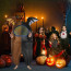 Among Us Black and Brown Vampire Bat Inflatable Costume - Among Us Black Brown Vampire Bat Cosplay
