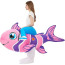 Riding Clownfish Inflatable Costume - Riding Pink Purple Clownfish Cosplay