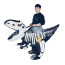 Riding Skeleton T-Rex Inflatable Costume - Riding Skeleton T Rex Cosplay