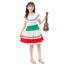 Girls Mexican Jalisco Dress Costume - White Dress Mexican Jalisco Dress Cosplay