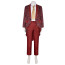 The Mask Jim Carrey Costume - Red Tailcoat Suit Jim Carrey Cosplay