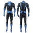 Fantastic Four Mr. Fantastic Costume - Blue Black Bodysuit Mr. Fantastic Cosplay