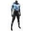 Young Justice Nightwing Dick Grayson Costume - White Logo Bodysuit Nightwing Cosplay