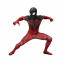 Marvel Rivals Scarlet Spider Costume - Red Black Shoulders Head Mask Scarlet Spider Man Cosplay
