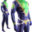 Live A Hero Wolfman Costume - Green Bodysuit Wolfman Cosplay