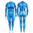 Woman Muscle Suit Costume - Blue Bodysuit Women's Muscle Suit Cosplay