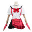 Love Live Superstar Maki Nishikino Costume - Red White Shirt Skirt Full Set Maki Nishikino Cosplay