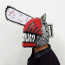 Chainsaw Man Mask - Full Face Bloody Mask Anime Chainsaw Man Cosplay Costume Prop