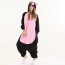 Kids Pink Black Pig Costume - Onesie Jumpsuit Pink Black Pig Cosplay