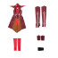 Marvel Rivals Scarlet Witch Costume - Red Dress Full Set Scarlet Witch Cosplay