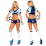 Sexy Football Club Girl Argentina World Cup 2022 Cosplay Costume