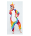 Kids Rainbow Scales Unicorn Costume - Onesie Jumpsuit Rainbow Scales Unicorn Cosplay