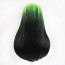 Billie Eilish Green Black Wig Hair - Long Neon Green Roots Wig Billie Eilish Cosplay Costume