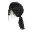 Michael Jackson Wig - Long Black Curly Ponytail Wig Michael Jackson Cosplay Costume