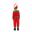 Kids Christmas Elf Costume - Red Overalls Christmas Elf Cosplay