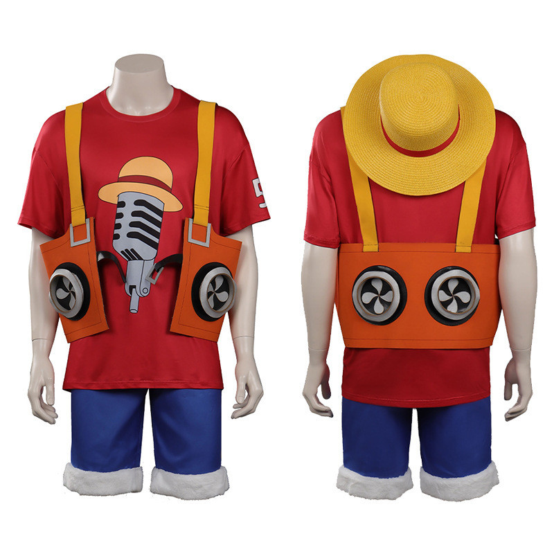 Luffy One Piece Film Red Cosplay Costume