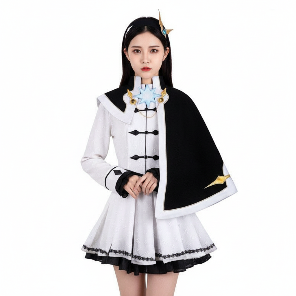 Cardcaptor Sakura Deluxe Costume - White Final Battle Dress Cardcaptor Sakura Cosplay