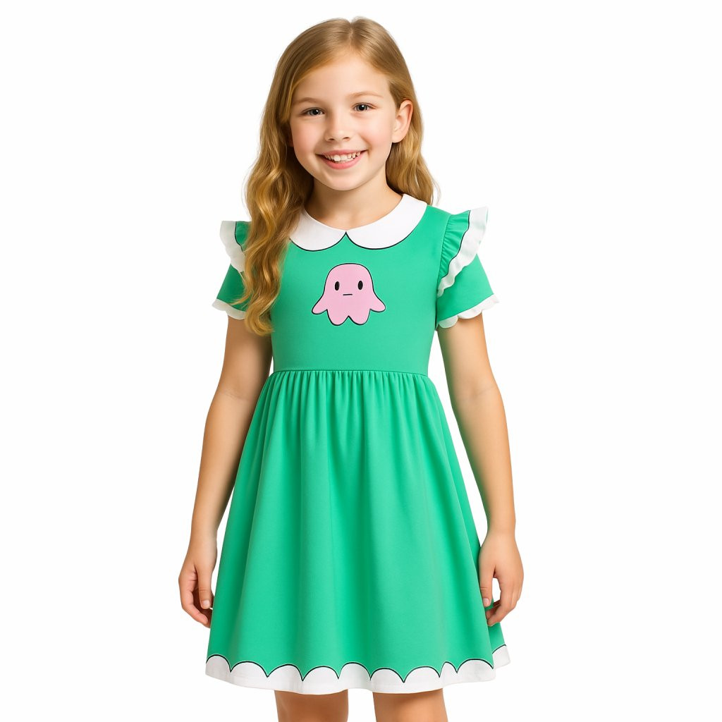 Girls Star Vs The Forces Of Evil Star Butterfly Costume - Green Dress Star Butterfly Cosplay