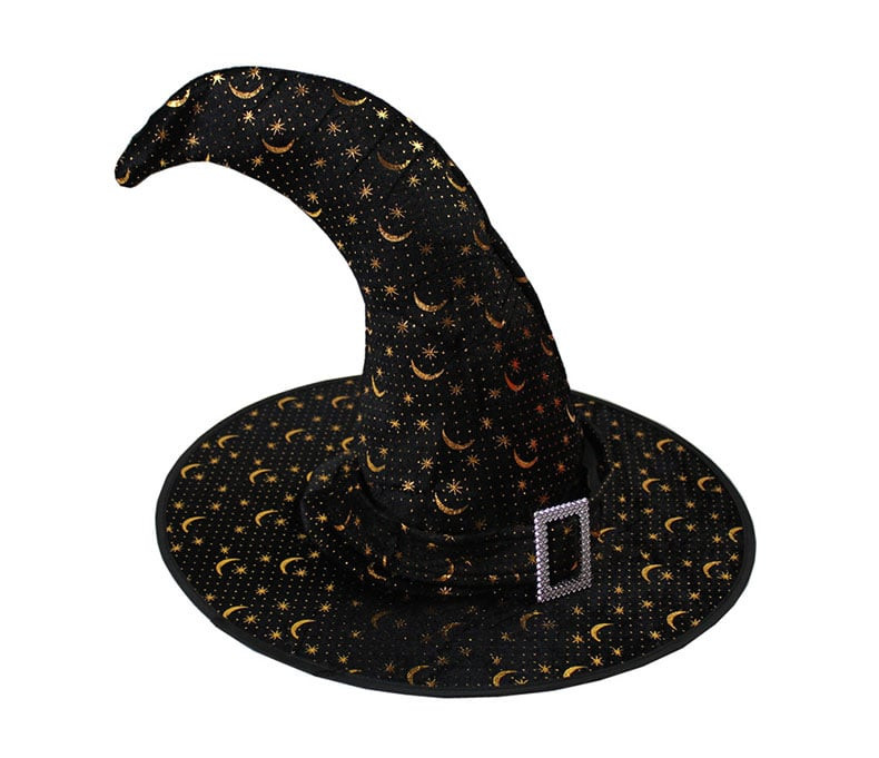 Halloween Prop Masquerade Ball Witch Padding Hat Costume
