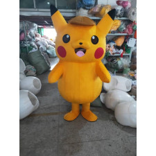 Giant Detective Pikachu Mascot Costume