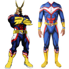 My Hero Academia All Might Toshinori Yagi Costume - Muscle Pattern Bodysuit All Might Cosplay