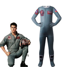 Pete Mitchell Top Gun Maverick Lycra Cosplay Costume