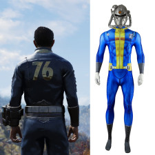 Fallout Vault 76 Vault Dweller Costume - Bodysuit Helmet Vault 76 Vault Dweller Cosplay