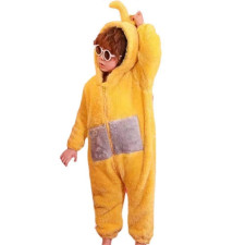 Teletubbies Laa-Laa Costume - Yellow Onesie Jumpsuit Teletubbies Lala Cosplay