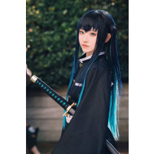 Demon Slayer Muichiro Tokito Wig - Muichiro Tokito Cosplay Costume Wig