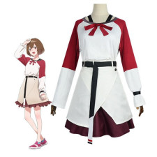 Jellyfish Can't Swin In The Night Mahiru Kozuki Costume - White Red Dress Mahiru Kozuki Cosplay