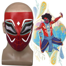 Spider Man Across The Spider Verse Pavitr Prabhakar Spider Man Mask - Pavitr Prabhakar Spider Man Cosplay Costume Mask