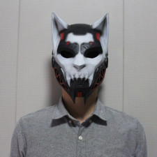 Steampunk Wolf Mask - Steampunk Wolf Cosplay Costume Mask