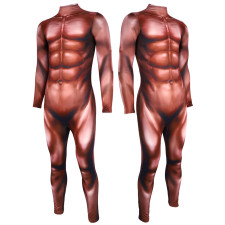 Muscleman Six Pack Costume - Bodysuit Muscleman Cosplay