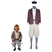 Wonka 2023 Oompa-Loompa Costume - Striped Suit Set Oompa-Loompa Cosplay