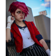 Arcane Vi Wig - Vi Cosplay Costume Wig Prop