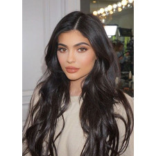 Kylie Jenner Wig - Long Wavy Black Wig Kylie Jenner Cosplay Costume