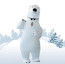 Inflatable Polar Bear Costume