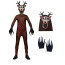 99 Nights In The Forest Deer Costume - Brown Bodysuit Mask Set Deer Cosplay