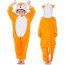 Kids Fox Costume - Onesie Jumpsuit Fox Cosplay