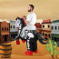 Riding Skeleton Horse Inflatable Costume - Riding Skeleton Horse Cosplay