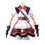 Genshin Impact Klee Costume - Red White Dress Accessories Set Klee Cosplay