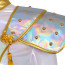 Girls KPop Demon Hunters Zoey Stage Costume - Shiny White Skirt Top Full Set Kpop Zoey Cosplay