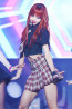 Blackpink Lisa Costume - Black Shirt Crop top Plaid Tie Skirt As If It's Your Last Lisa Cosplay