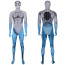 Spider-Man Spirit Spider Suit Costume - Light Blue White Bodysuit Mask Spider Man Cosplay